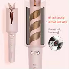 Pink Automatic Hair Curler